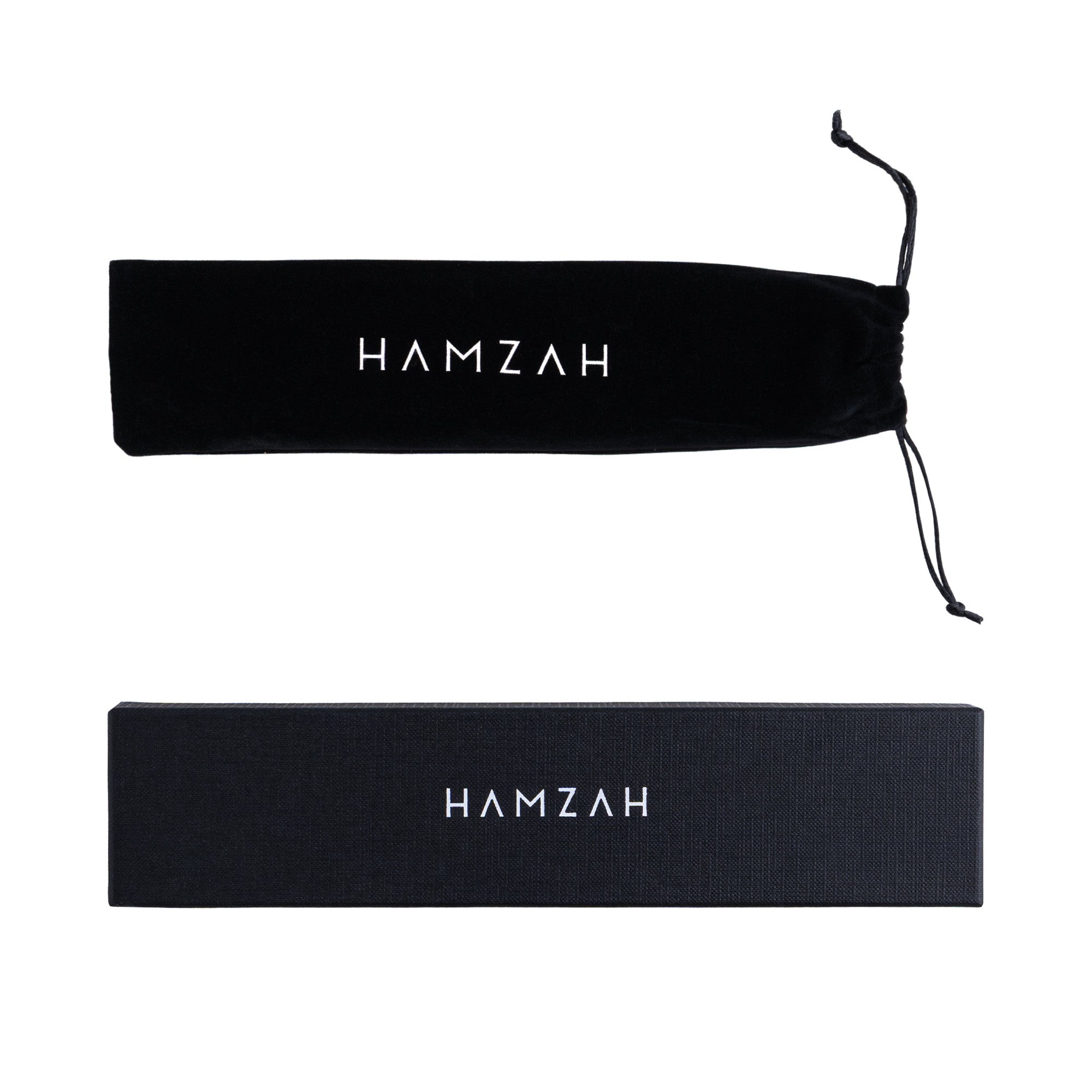The Gustav Klimt Print Hand Fan Cat and Flowers presented with its Hamzah gift box and velvet pouch.