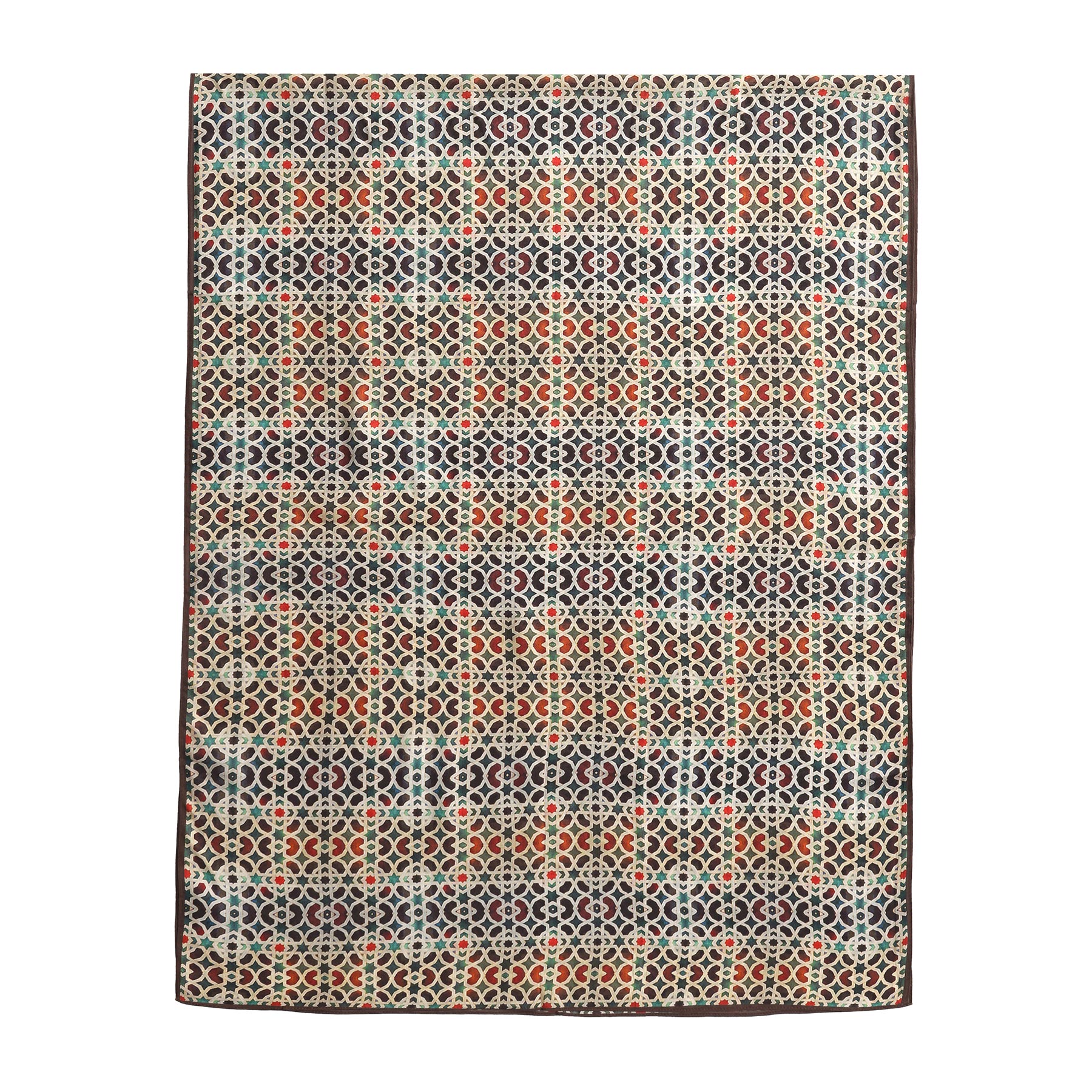 Gannat Modal Scarf - Gannat Al-Andalus mosaic geometric print detail 1.