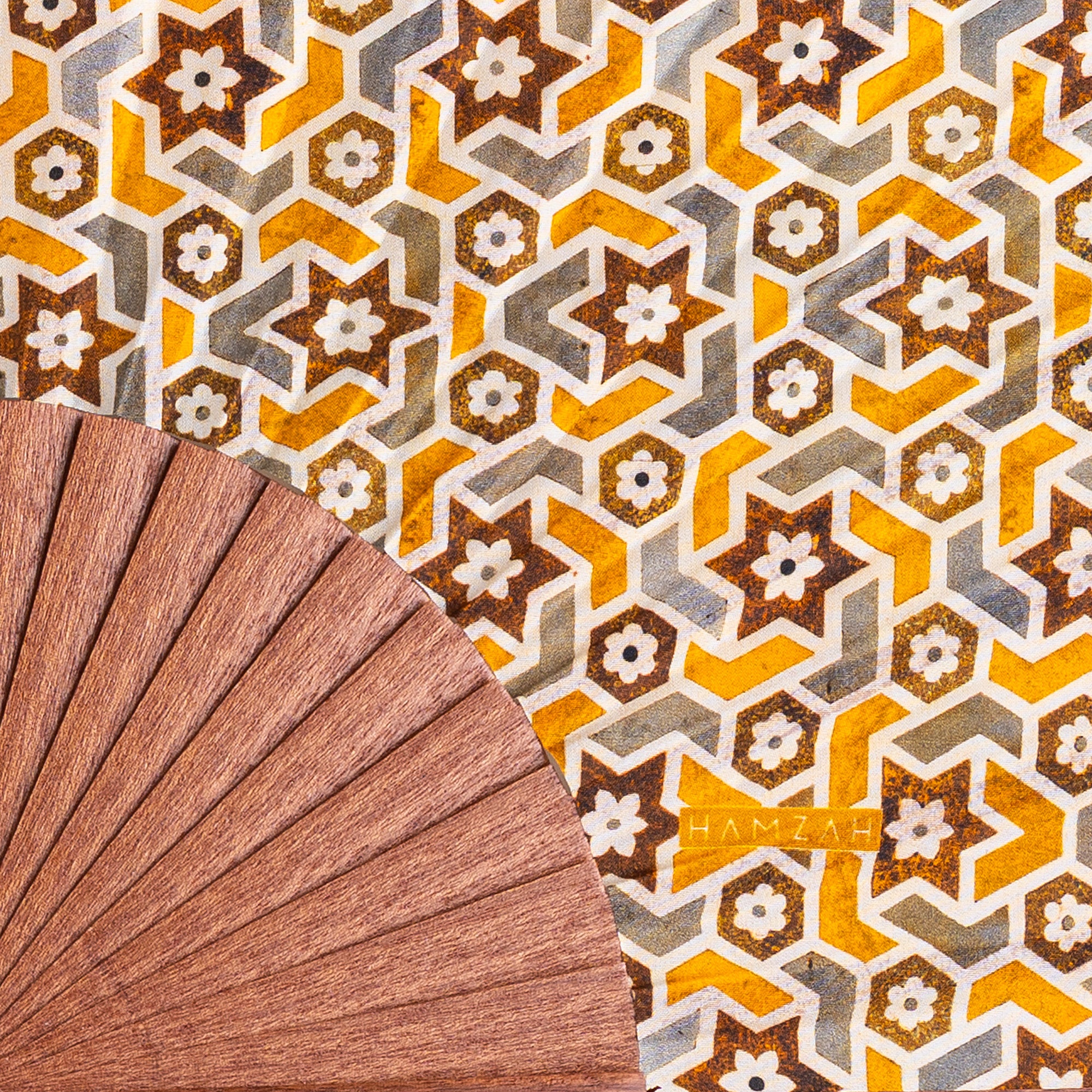 Silk & Wood fan Balat