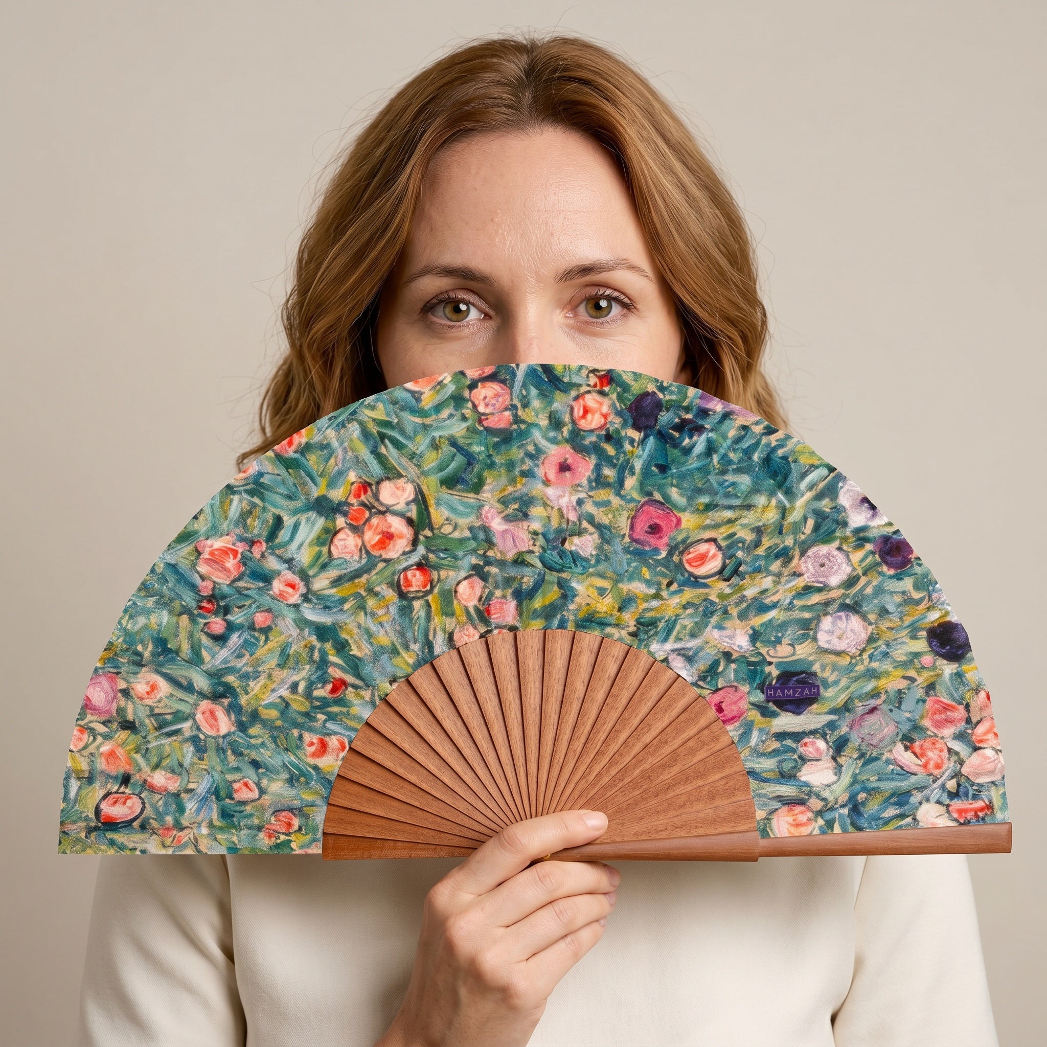 Gustav Klimt Print Hand Fan Isolde