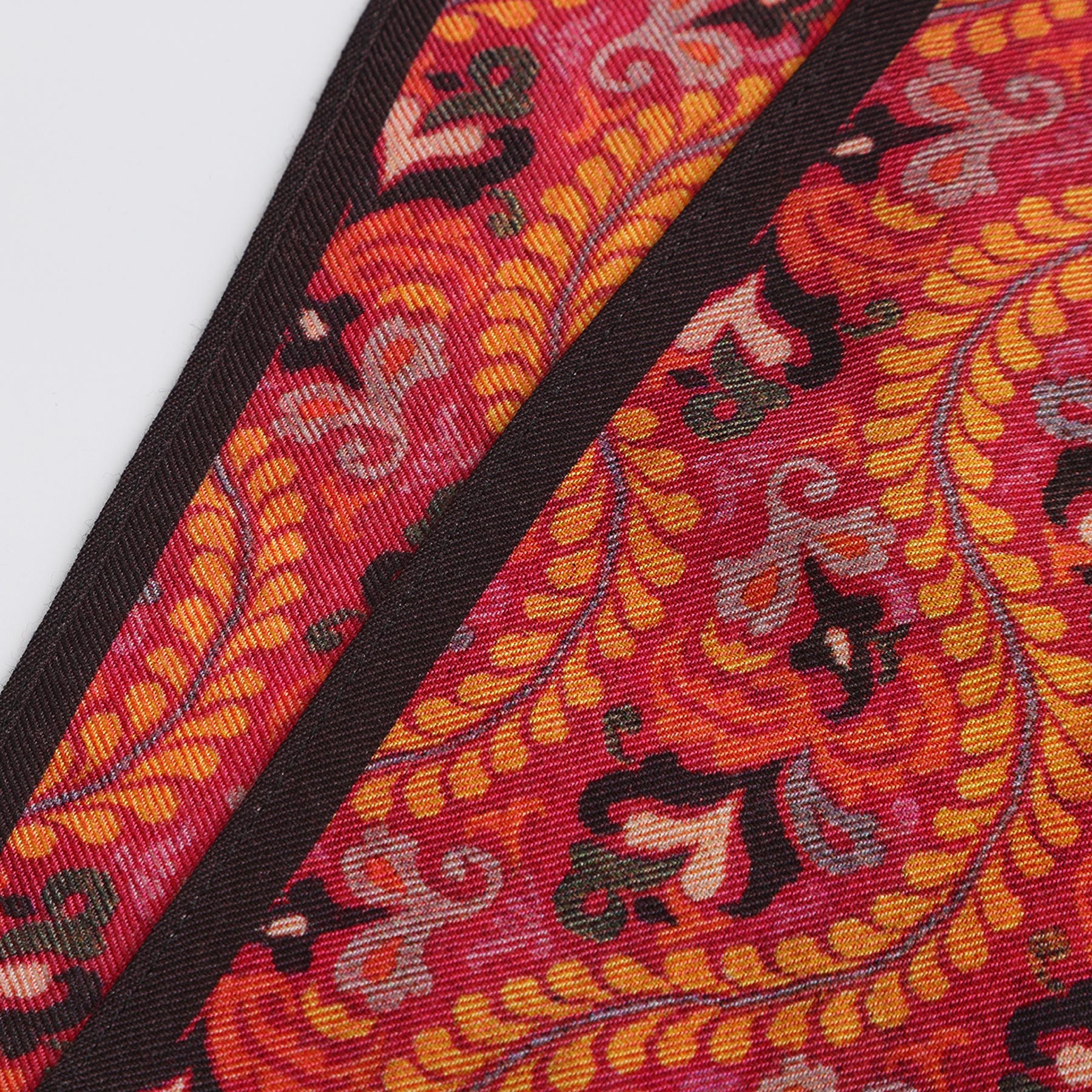 Detail of intricate Moroccan motif on Ruba scarf