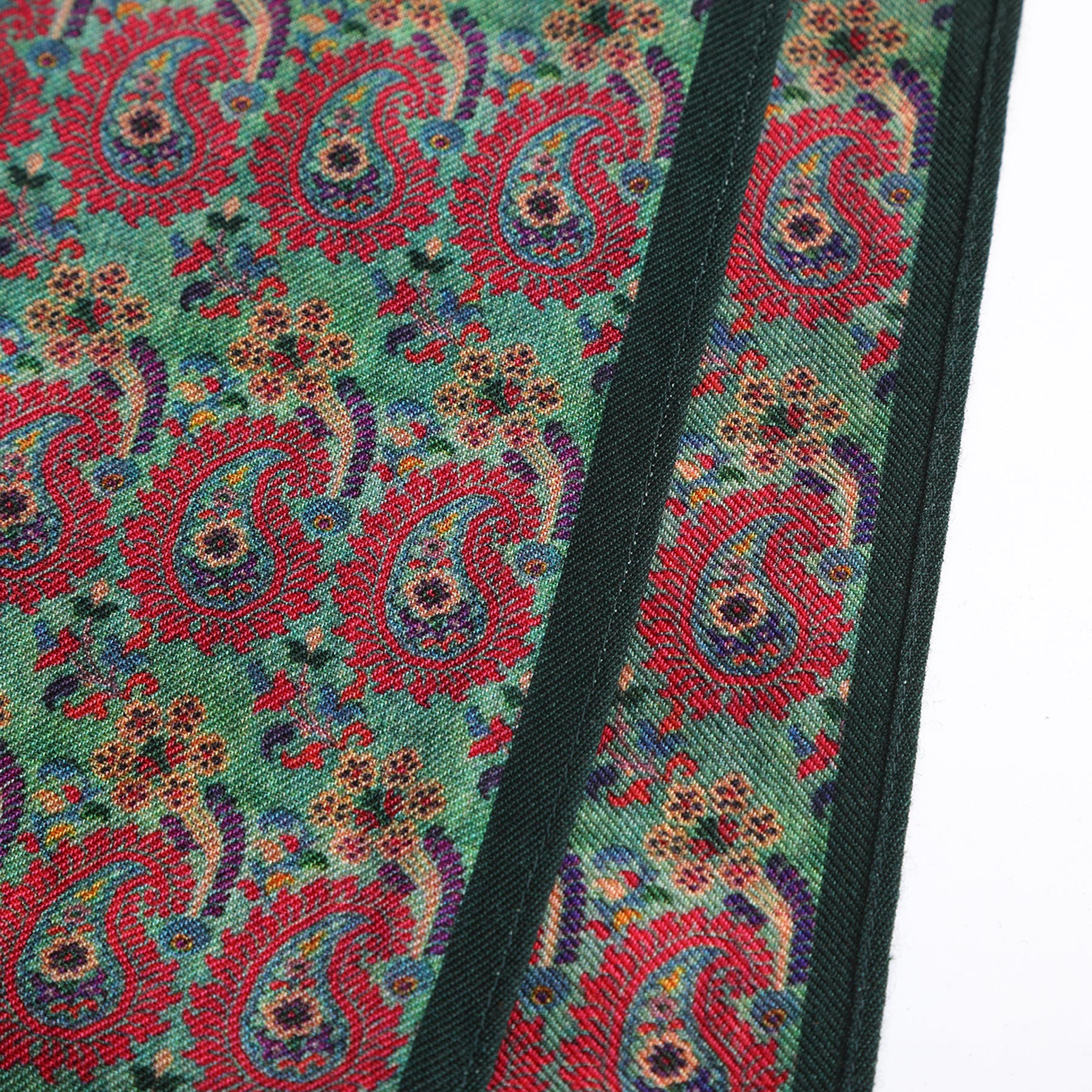 Detail of intricate Moroccan motif on Ufuq scarf
