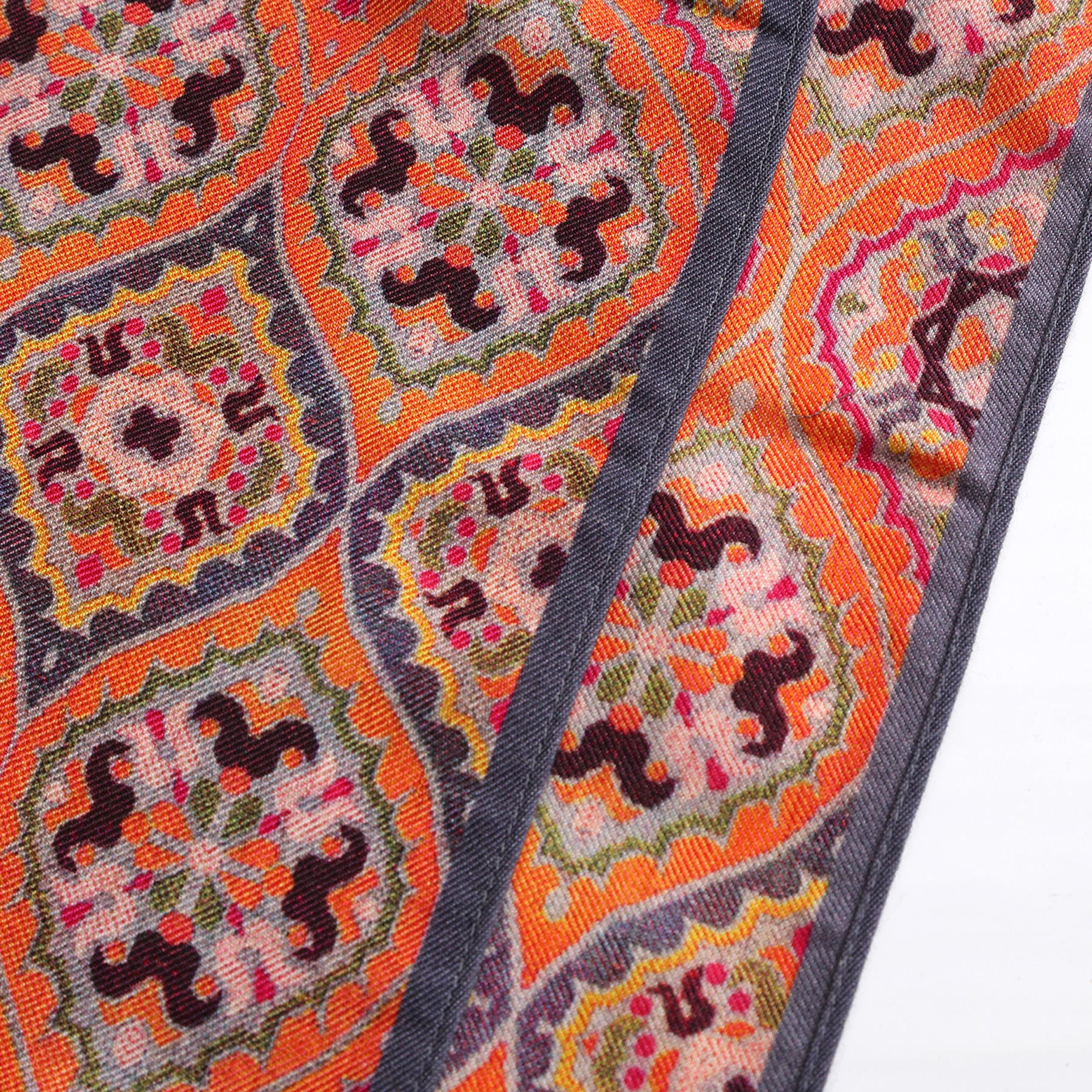 Detail of intricate Moroccan motif on Nasim scarf