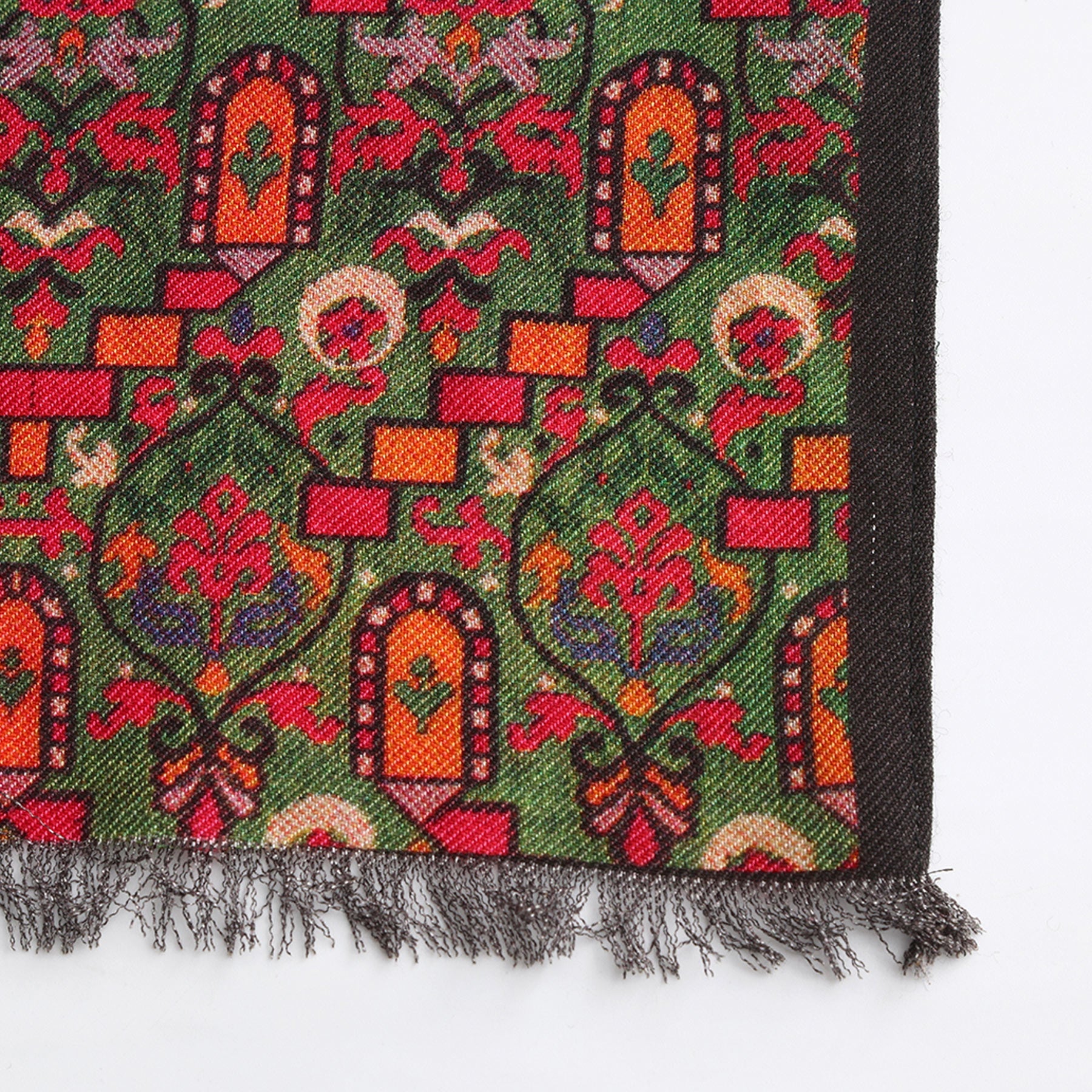 Reverse side of Sarab double-sided printed scarf