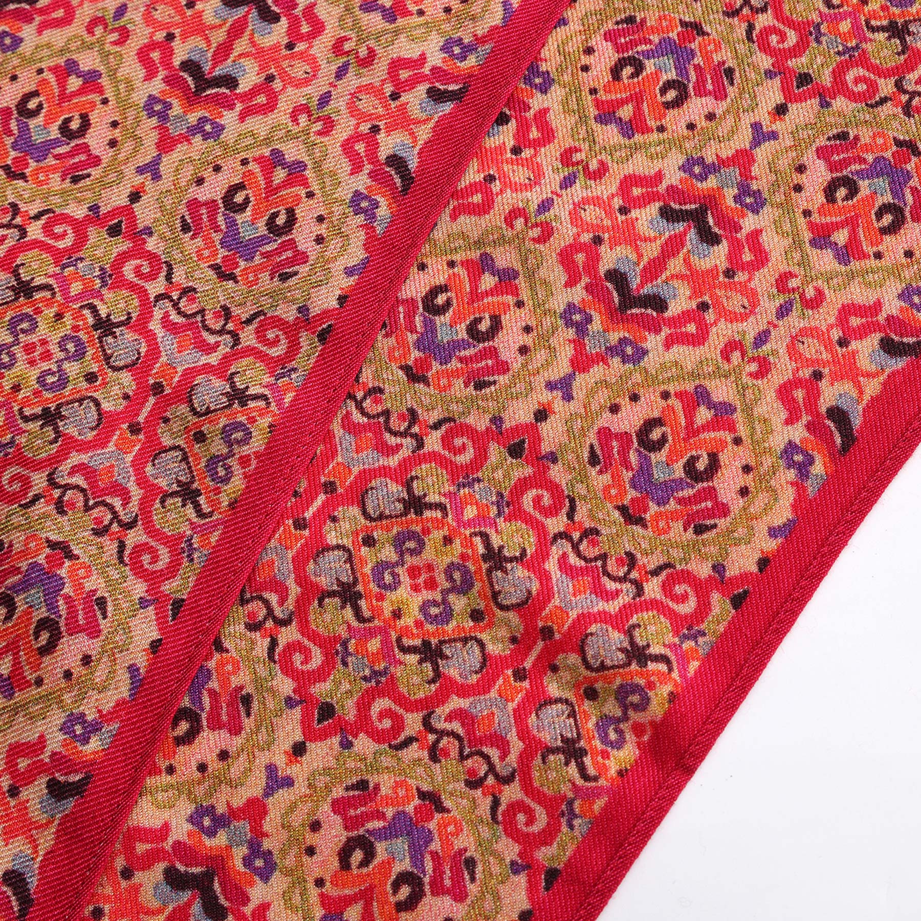 Mihrah luxury wool and silk scarf lightweight 100 g