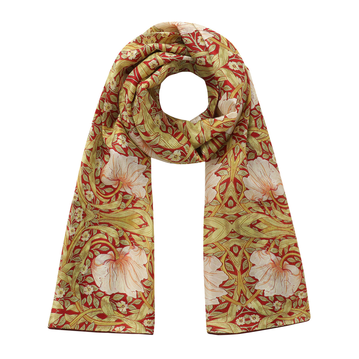 Sciarpa In Seta Vintage The Metropolitan Museum Of Art - Collezione William Morris - Nuova Con Etichette