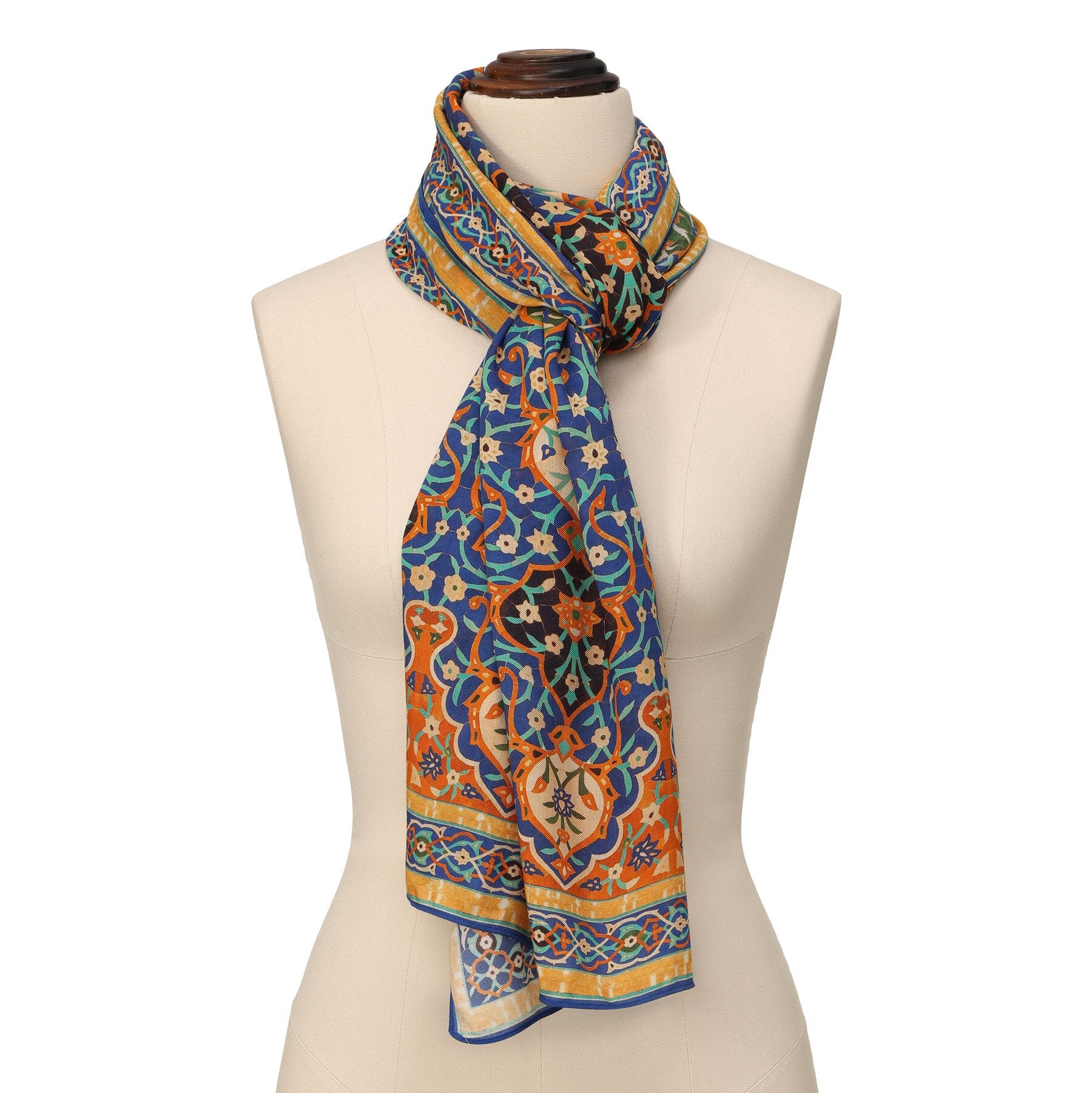 Itr Modal Scarf - Itr Al-Andalus mosaic geometric print detail 2.