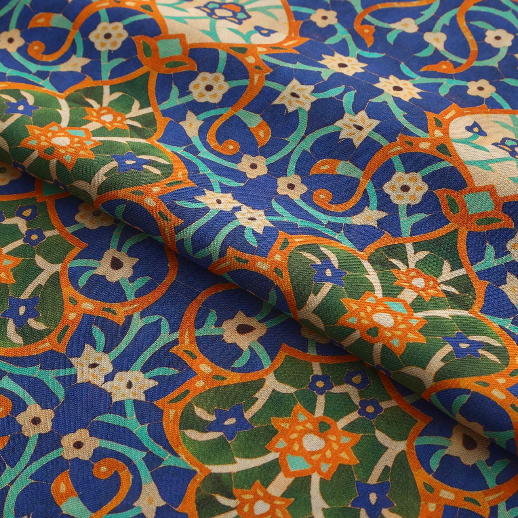 Itr Modal Scarf - Itr Al-Andalus mosaic geometric print detail 3.