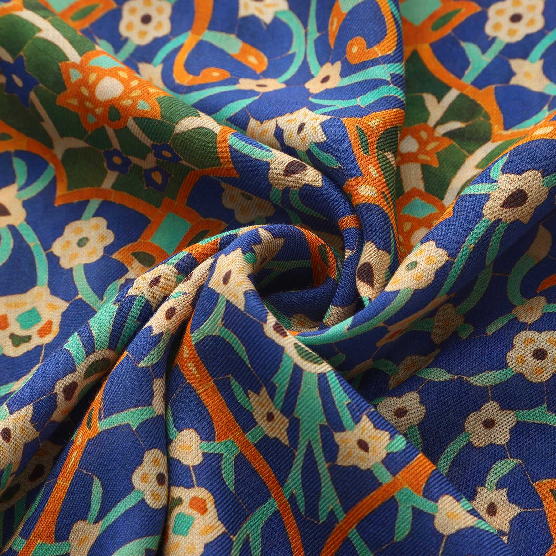 Itr Modal Scarf - Itr Al-Andalus mosaic geometric print detail 4.