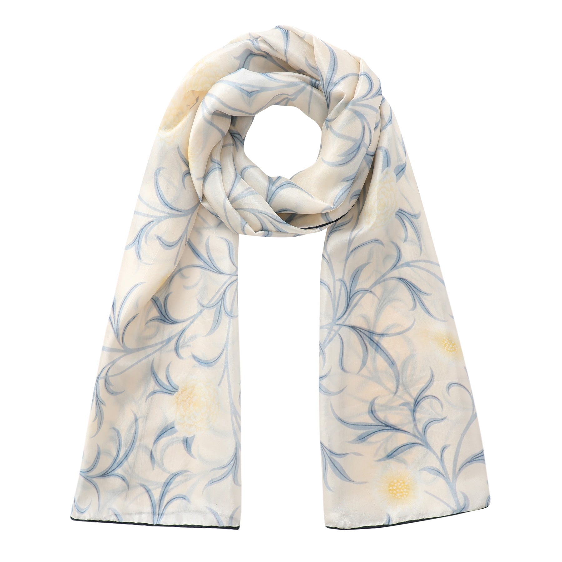 William Morris Floral Scarf - Light Color