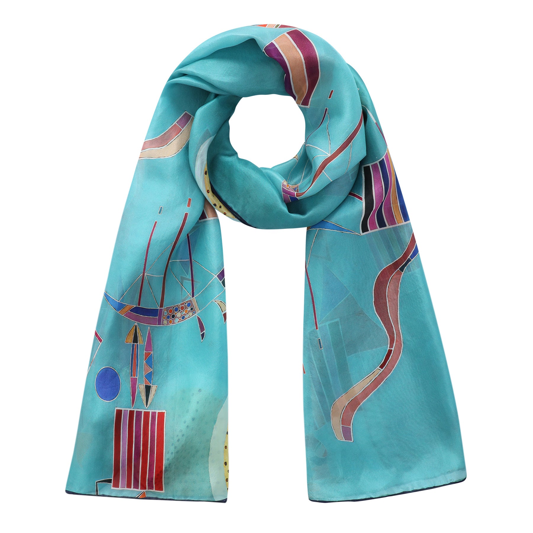 Kandinsky Scarf - Intime Message - Silk