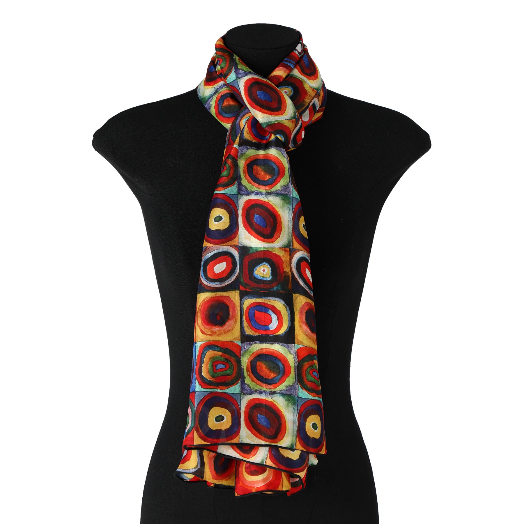 Kandinsky Scarf - Color Study - 100% Silk