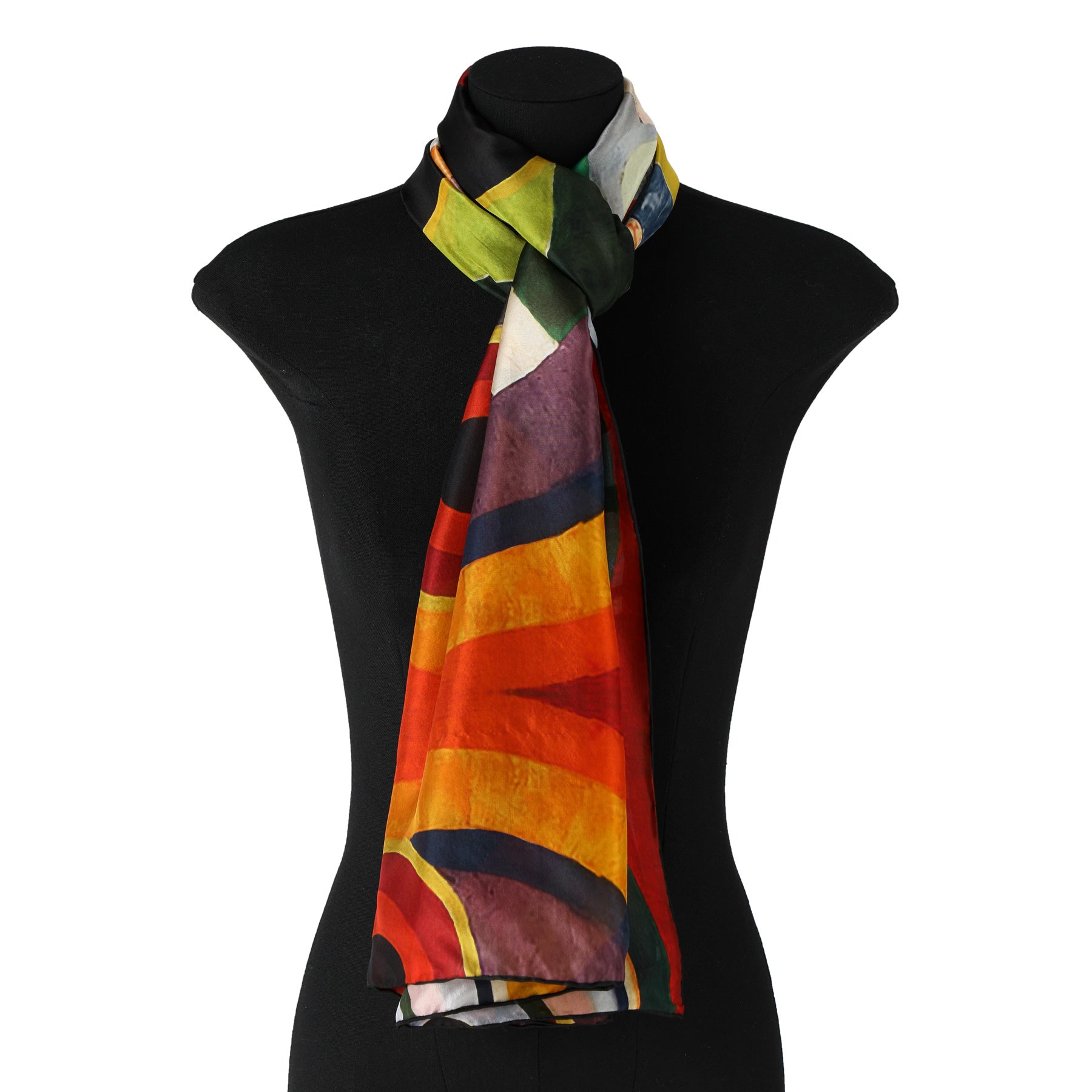 Delaunay Scarf - Rhythm, The Joy of Living - 100% Silk