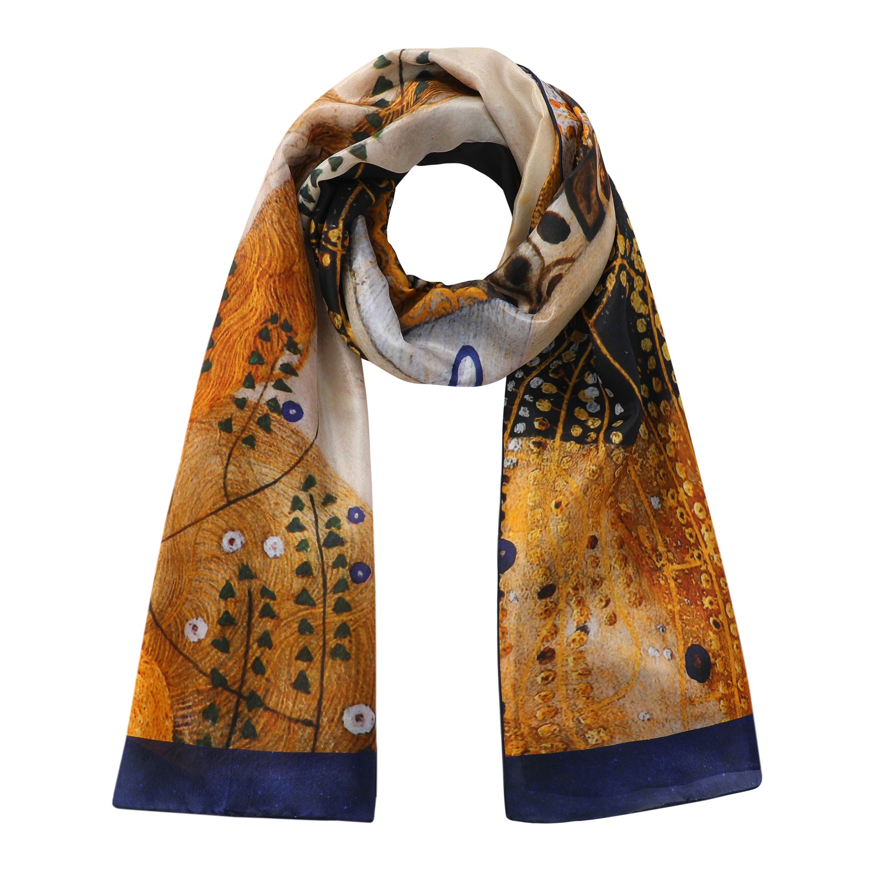 Gustav Klimt Scarf - Water Serpents II - Silk