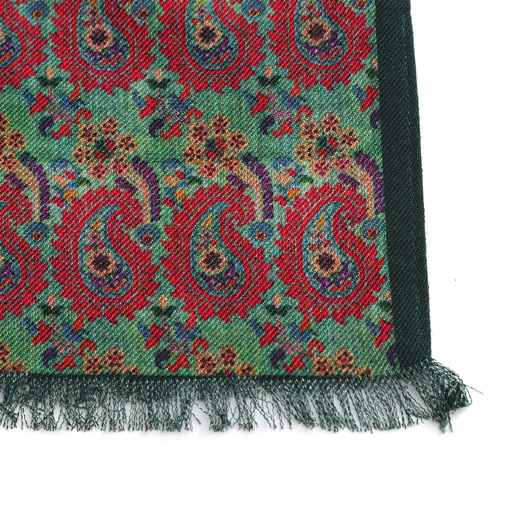 Reverse side of Ufuq double-sided printed scarf