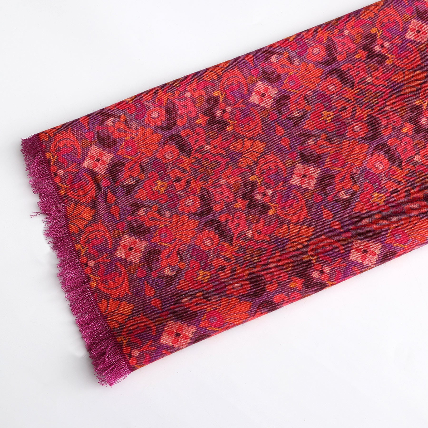 Detail of intricate Moroccan motif on Mahabah scarf