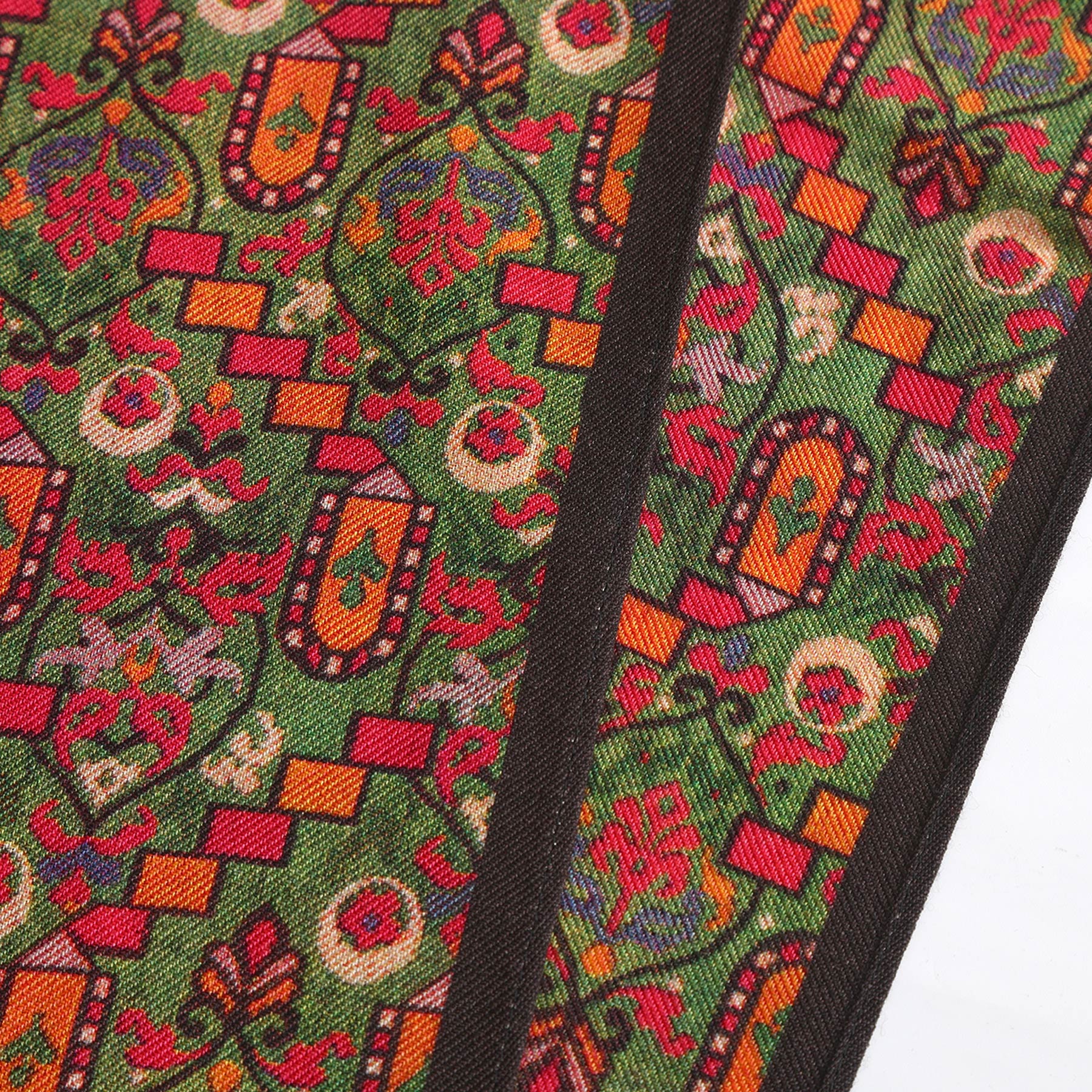 Sarab unisex silk and wool scarf heritage design