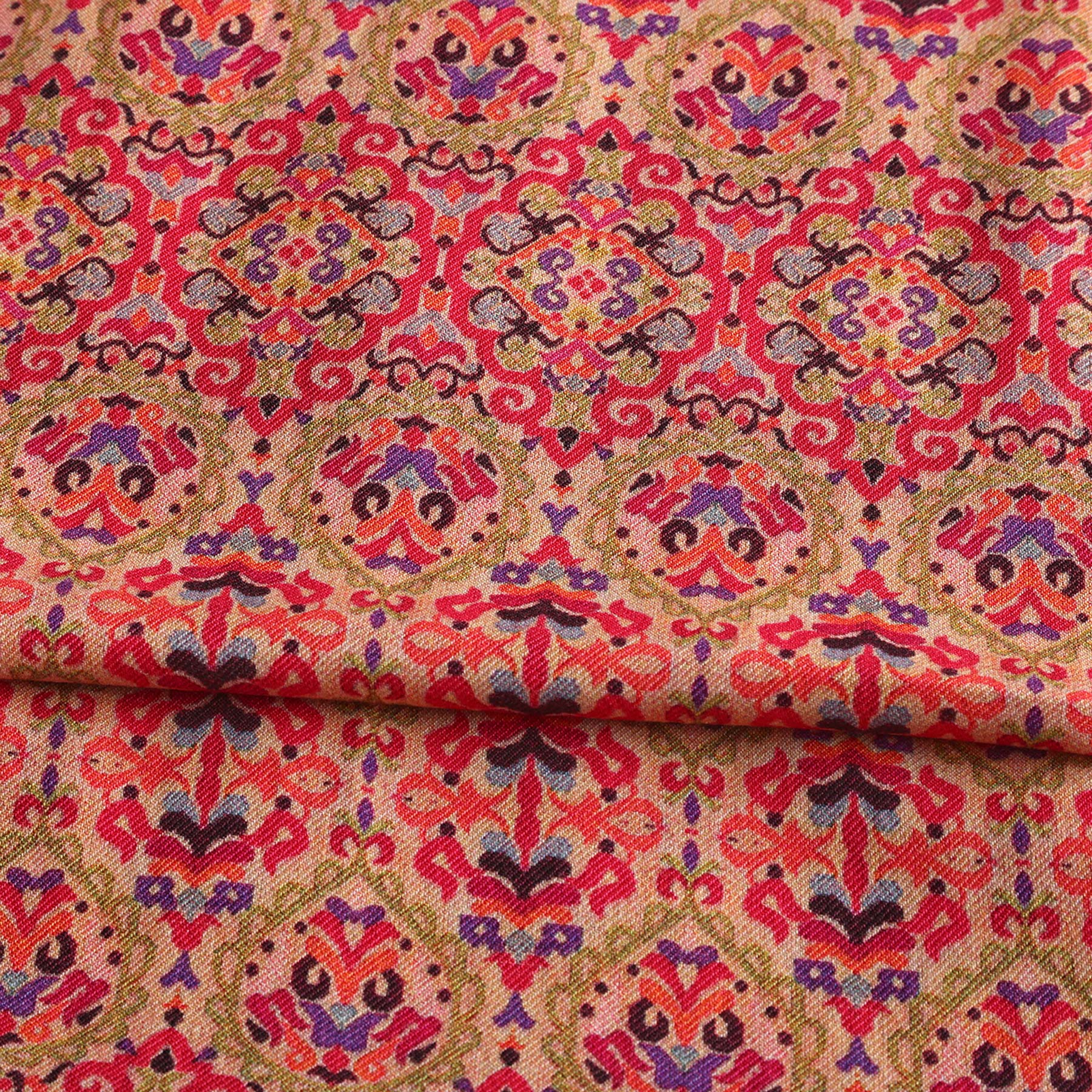 Detail of intricate Moroccan motif on Mihrah scarf