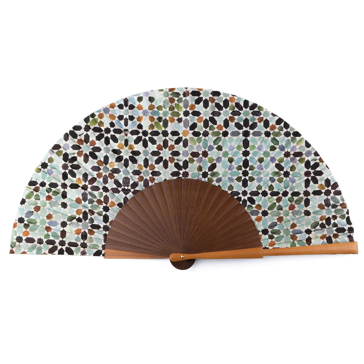 Islamic Art Silk Fan Meraya - Munira, Hand Made Gifts