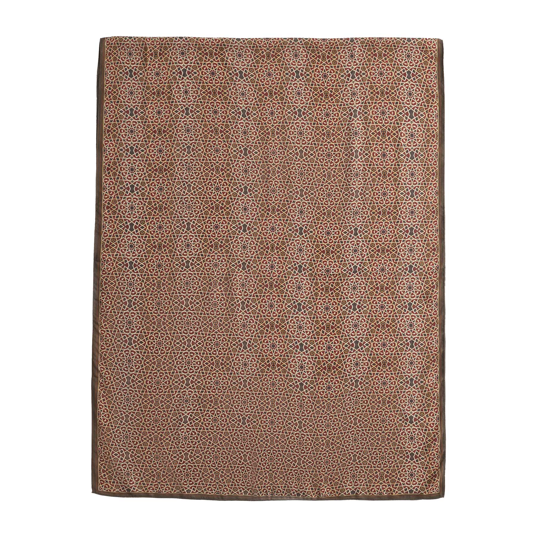 Dimashq Modal Scarf - Dimashq Al-Andalus mosaic geometric print detail 2.