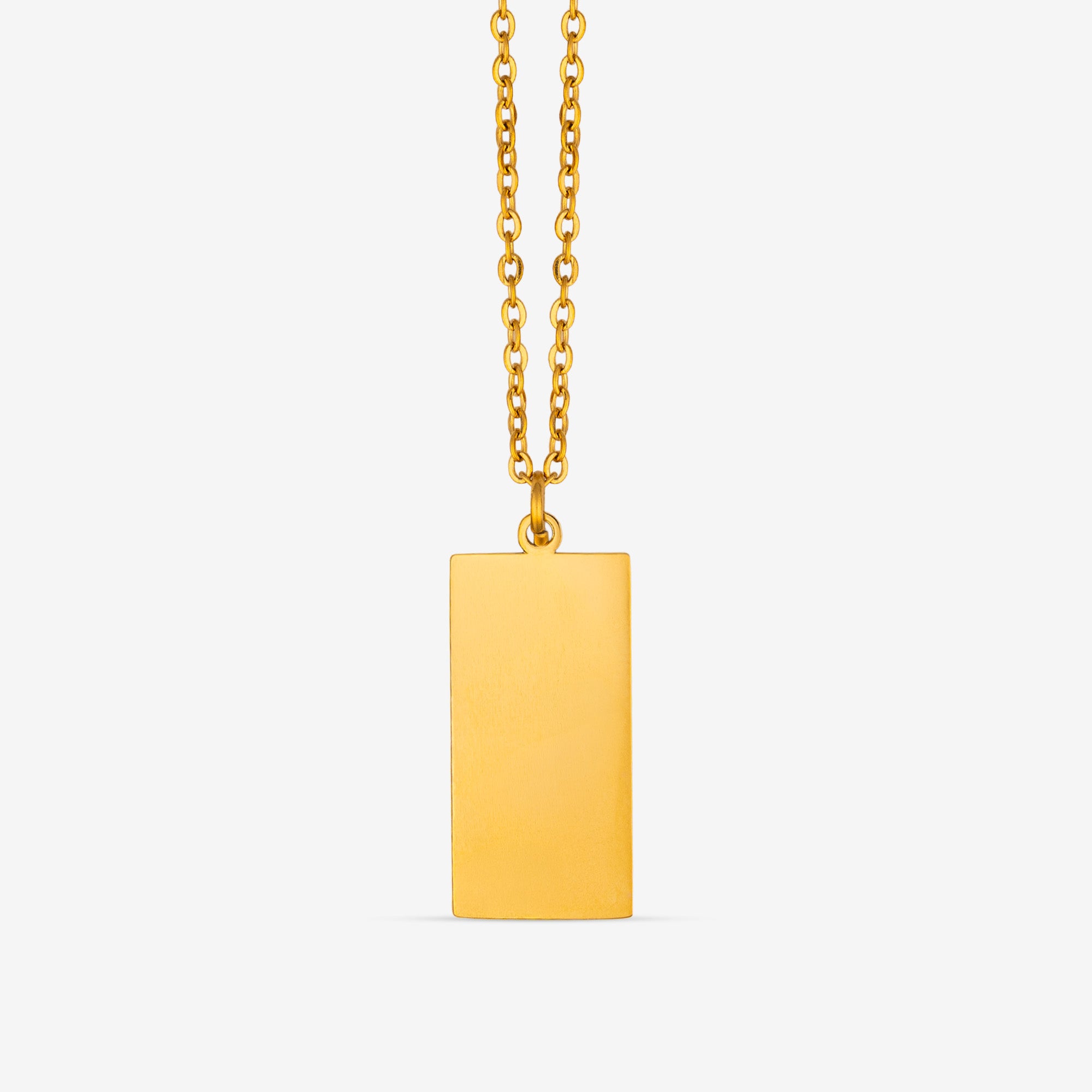 Reverso liso dorado del colgante placa de geometría nazarí