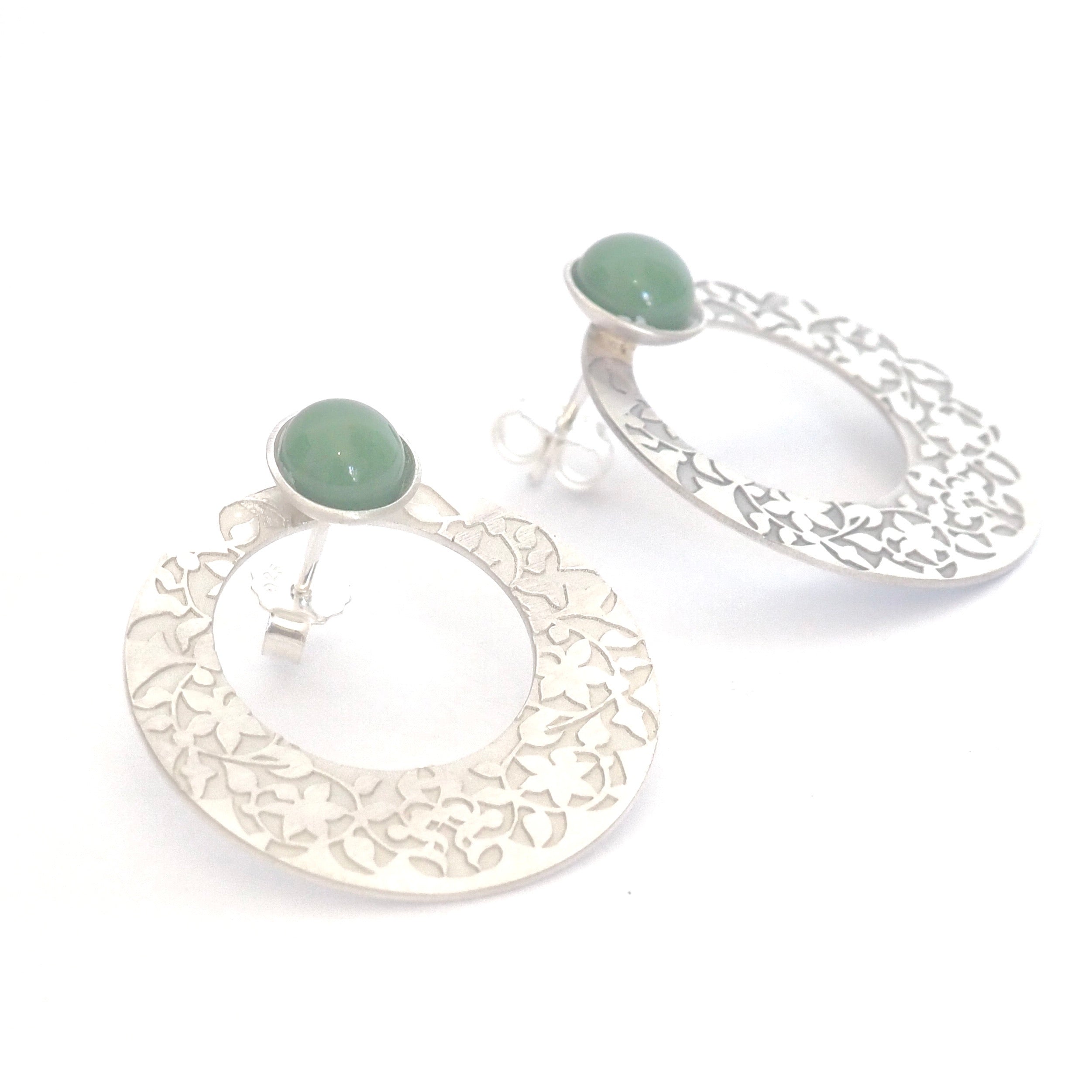 Green Nasrid Palaces Detail Earrings