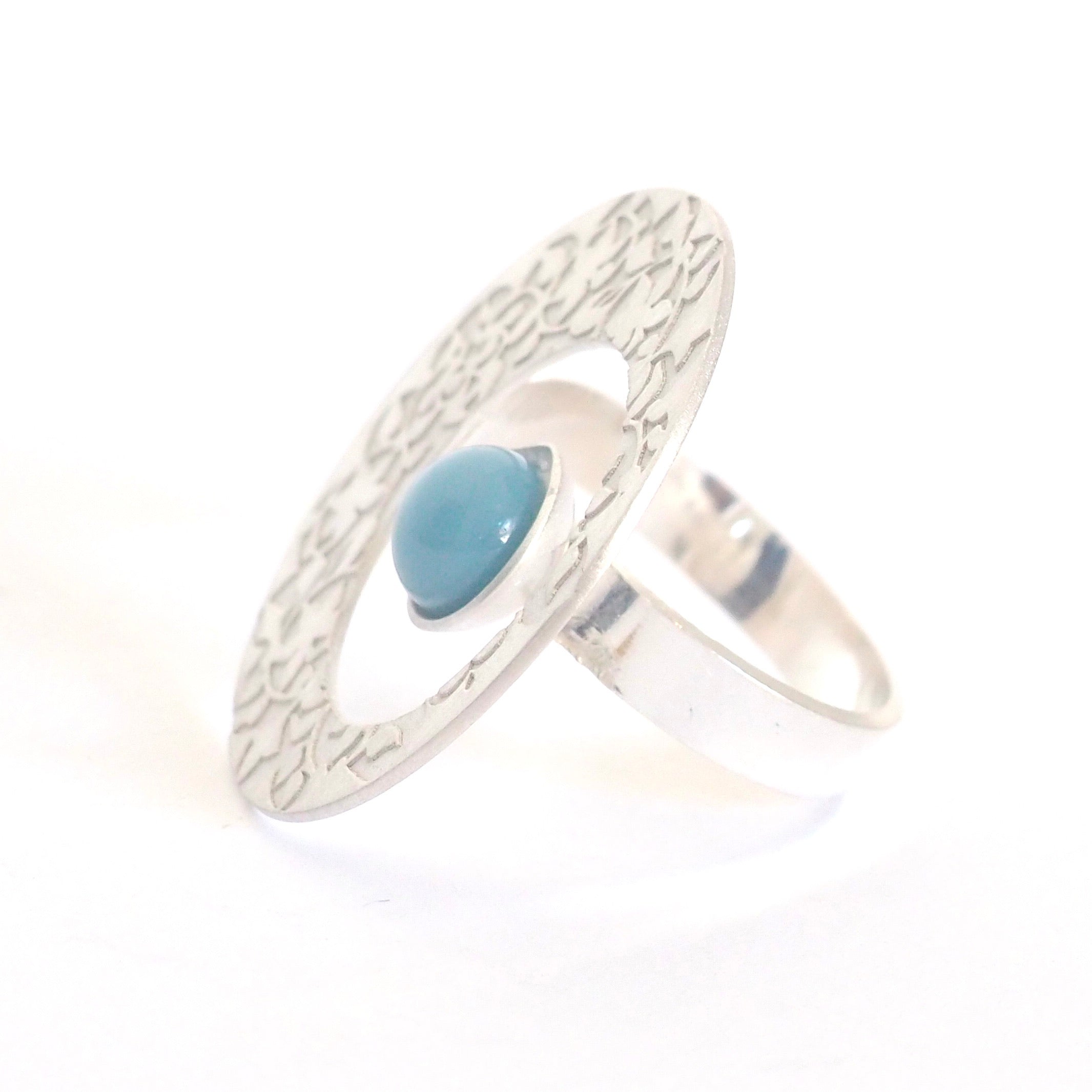 Blue Nasrid Palaces Detail Circle Ring