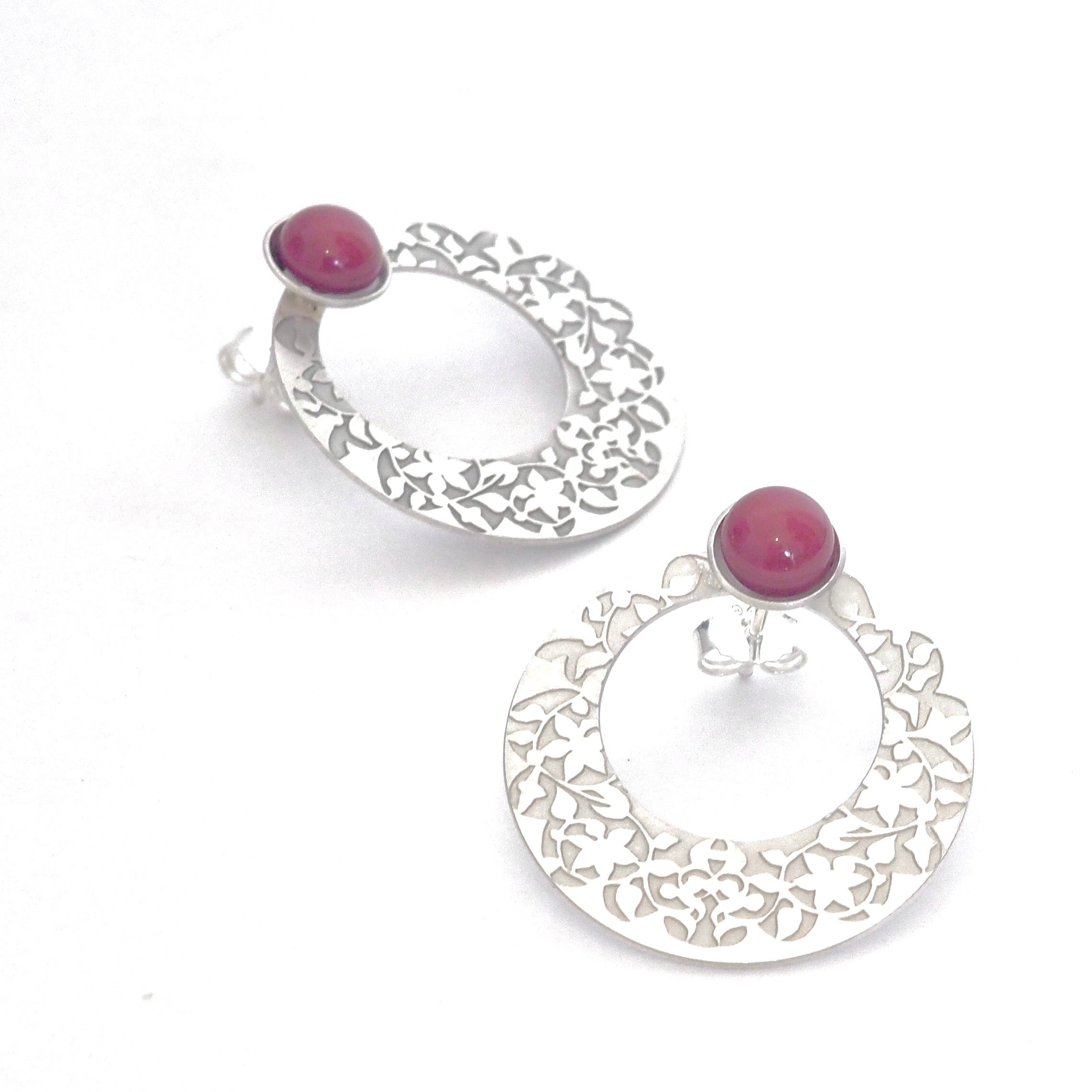 Red Nasrid Palaces Detail Earrings