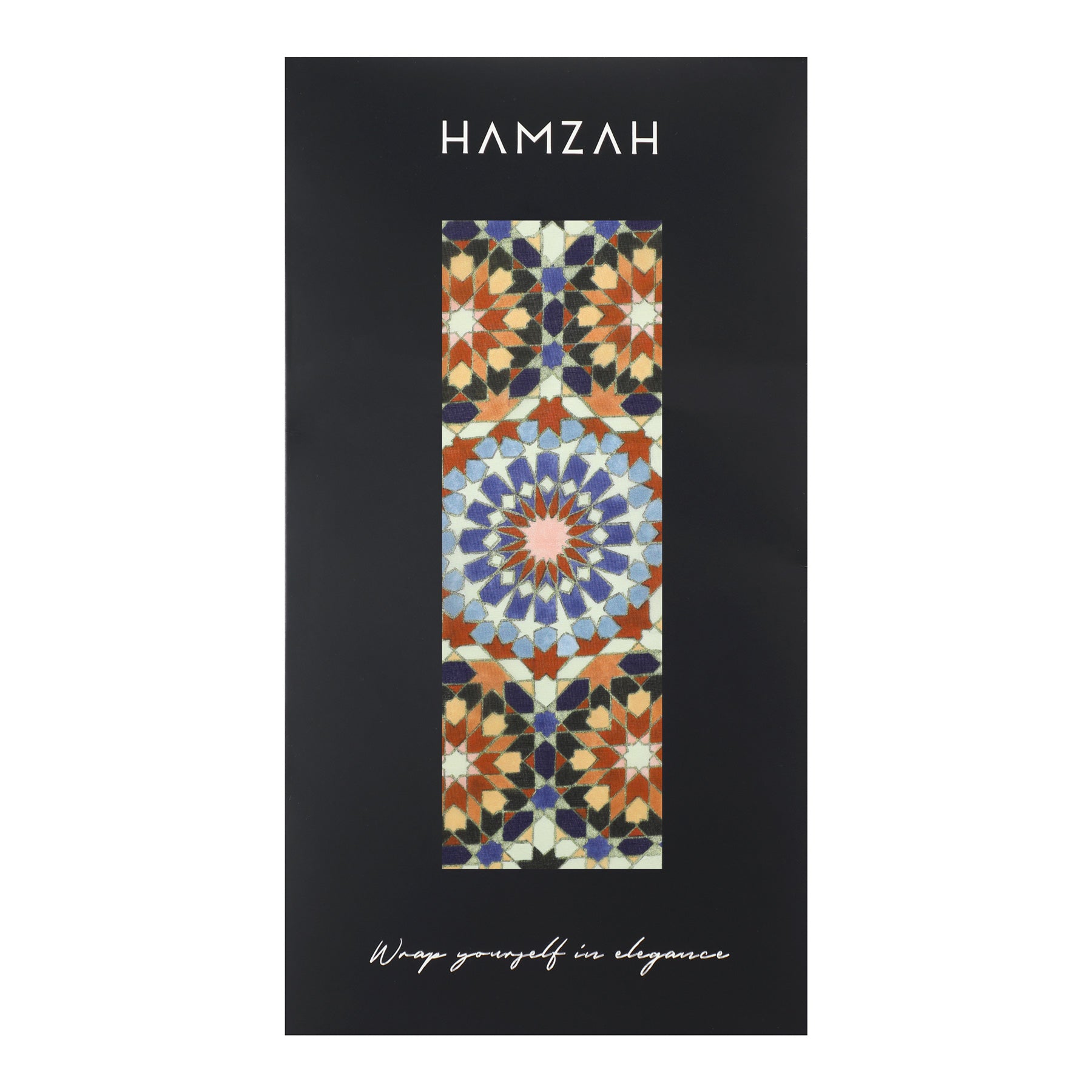 Scarf packaging from hamzah brand