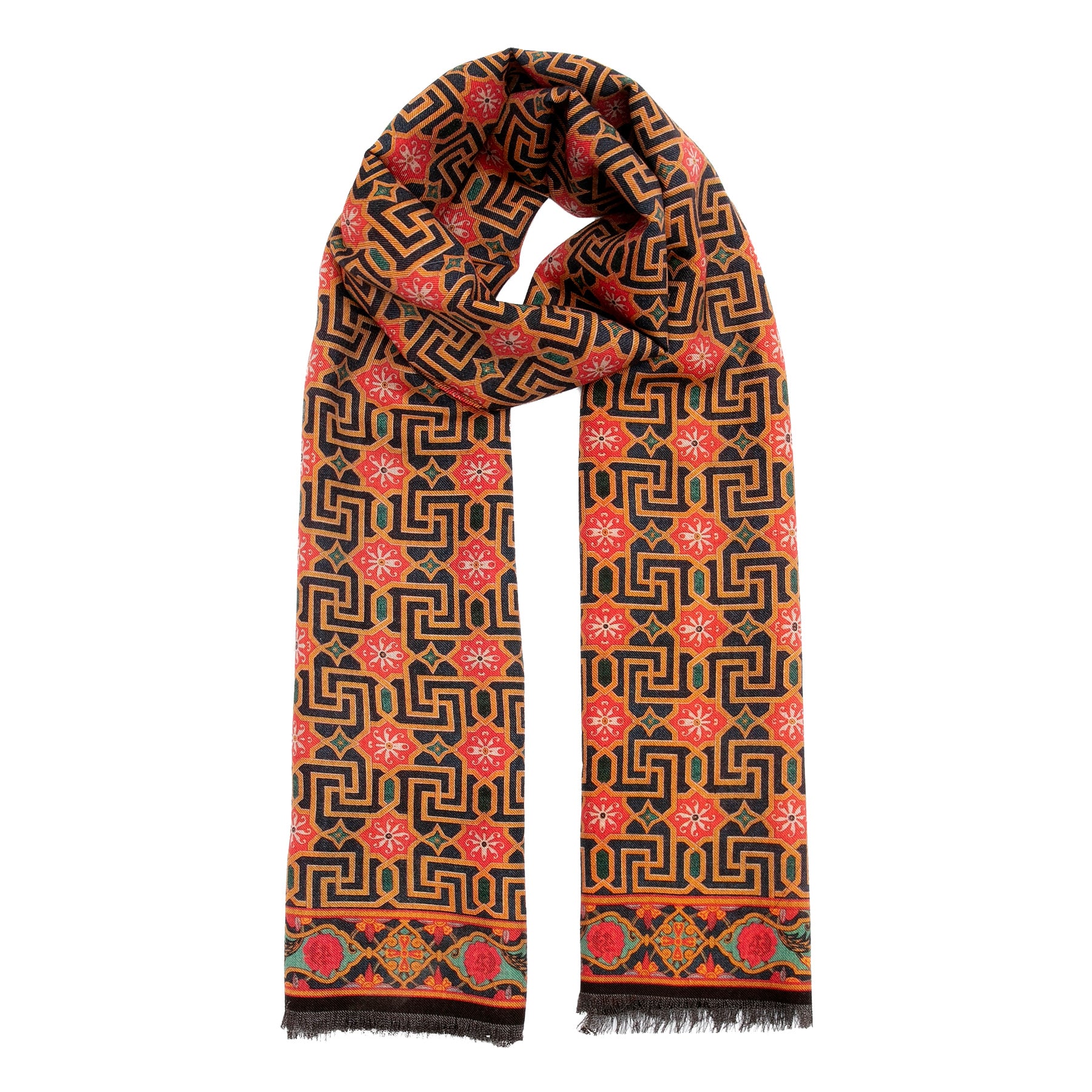 Silk and Wool Scarf Lyabi