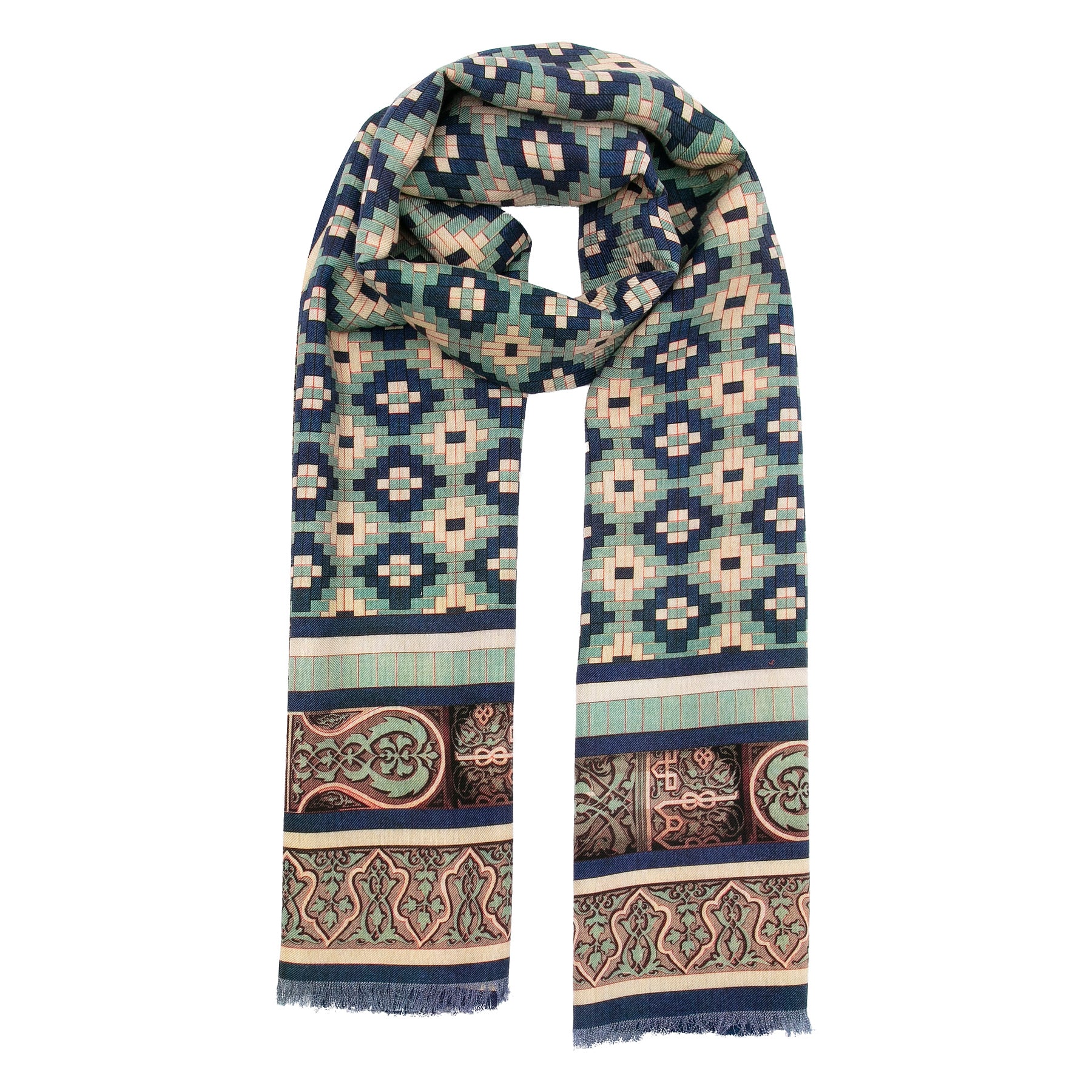 Silk and Wool Scarf Ziyarat