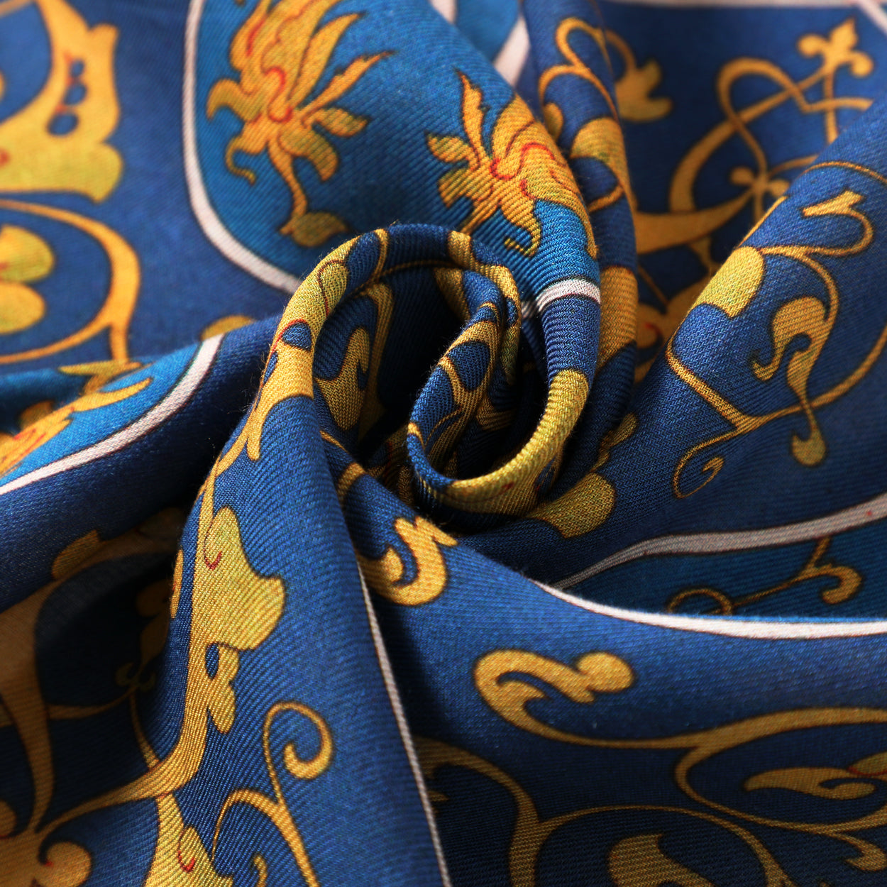 Detailed texture of the scarf's soft and luxurious Modal fabric.
