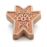 Brown small decorative motif inspired by islamic art