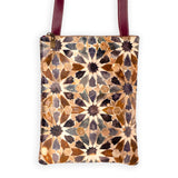 Crossbody bag with islamic geometry pattern design