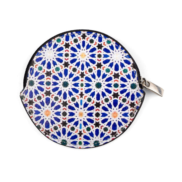 Islamic art inspired Leather coin purse