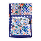 Colorful scarf inspired by moroccan mosaic tiles