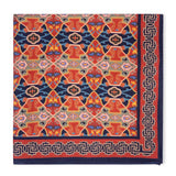 Islamic art inspired square silk scarf