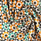 Printed scarf with islamic pattern
