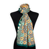 Printed scarf with islamic pattern design