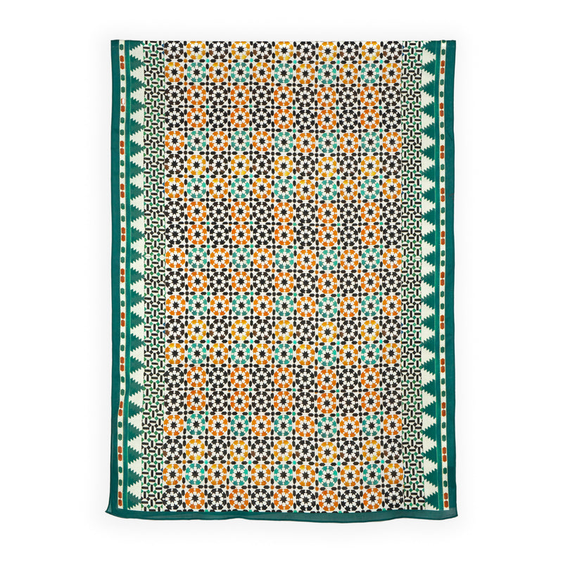 Islamic art pattern printed scarf