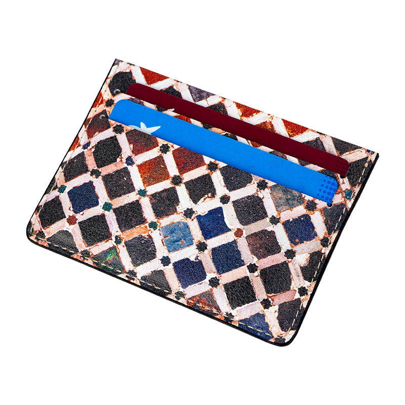 Islamic art leather cardholder