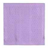 Purple square silk scarf inspired by Islamic art