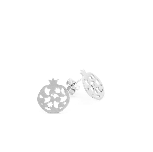 Sterling Silver Stud Earrings Granada No.2