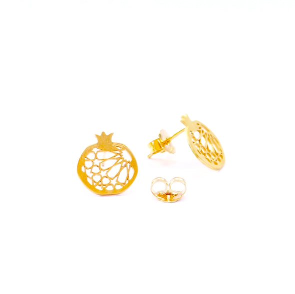 arabesque gold earrings