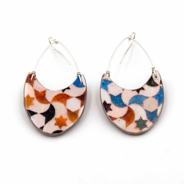 Islamic art inspired earrings