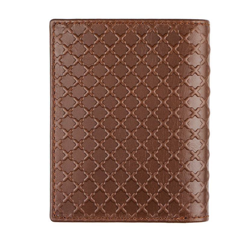 Brown Slim Leather Wallet Mexuar