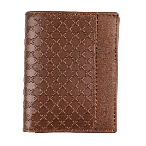 Gucci Micro Guccissima Brown Leather Passport Holder Wallet