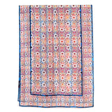 Islamic art inspired multicolor large silk scarf