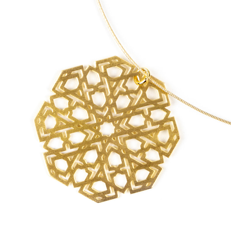 Islamic pattern necklace