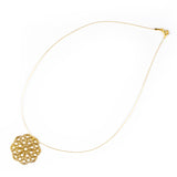 Islamic art design gold necklace